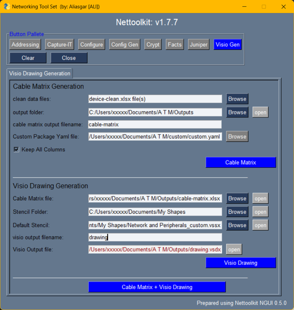 Visio generator